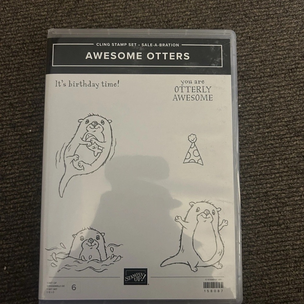 Stampin Up Awesome Otters Stamp Set